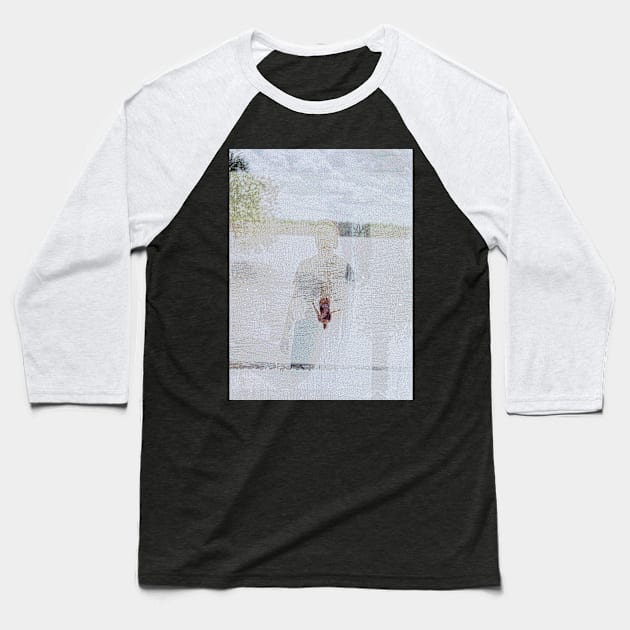 Lakeshore Double Exposure Baseball T-Shirt by jondenby